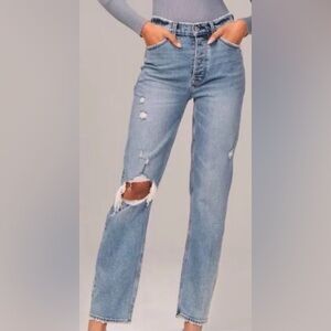 Abercrombie & Fitch The Boyfriend Mid Rise